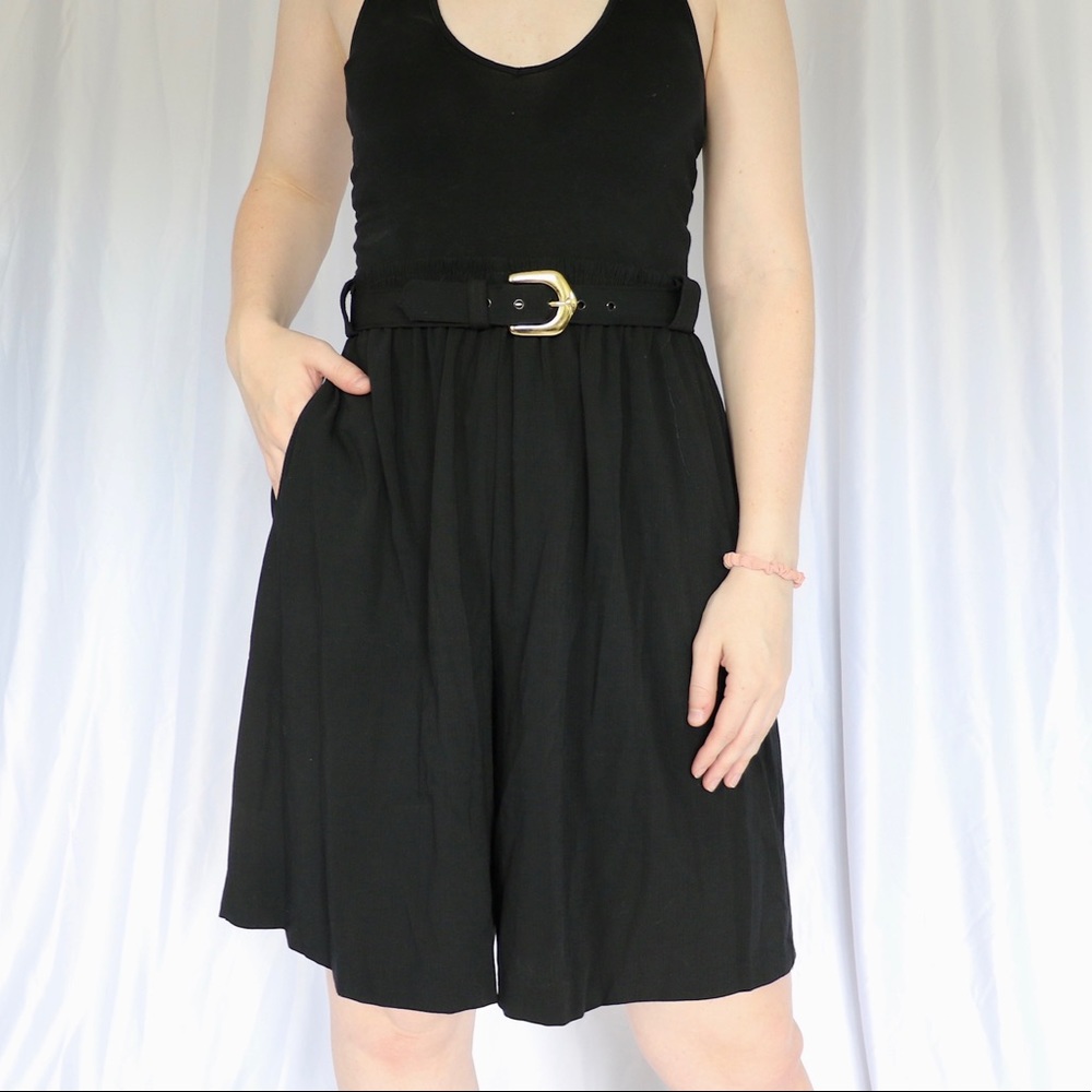 Vintage 80s/90s High Waist Belted Shorts - Picture 1 of 5
